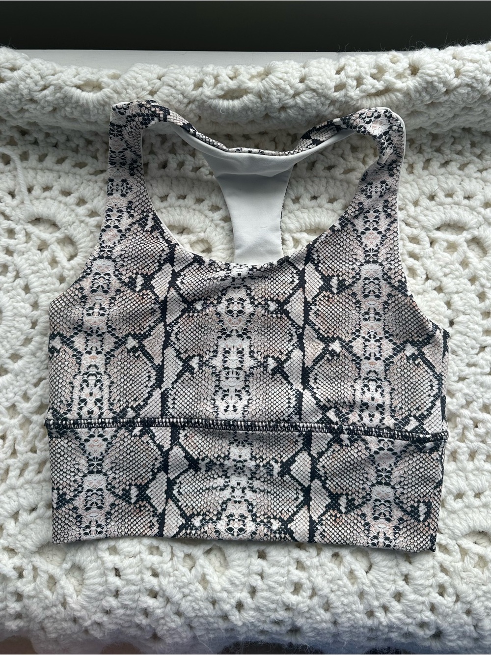 DYI Snake Print Sports Bra